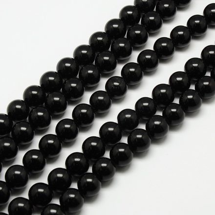 Fekete Jade Ásványgyöngy 10mm
