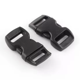   Fekete Műanyag Csat Kapocs Parakord Karkötő Öv Táska 29x15x6mm