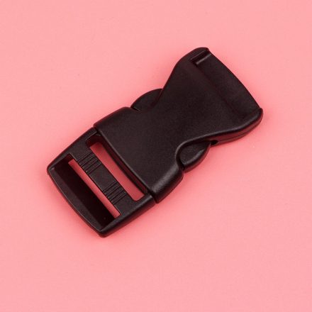 Fekete Műanyag Csat Kapocs (2) Parakord Karkötő Öv Táska 50x25x9mm
