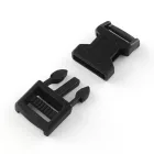 Fekete Műanyag Csat Kapocs (3) Parakord Karkötő Öv Táska 43x20,5x7mm