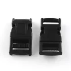 Fekete Műanyag Csat Kapocs (3) Parakord Karkötő Öv Táska 43x20,5x7mm
