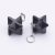 Fekete Obszidián Merkaba Csillag Ásvány Medál 12,5x12,5mm