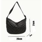 Fekete Steppelt (21) Válltáska Kistáska 26x9x21cm