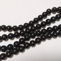 Fekete Színű Szintetikus Kagyló Gyöngy 12mm