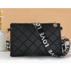 Fekete (16) Műbőr Válltáska Kistáska 15x21cm