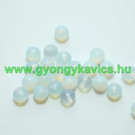 Félig Átfúrt Opalit Ásványgyöngy 8mm