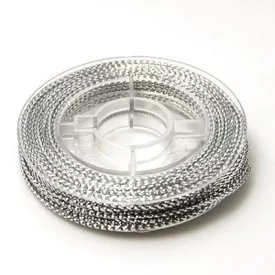 Fényes Ezüst (8) Kordszál 0.6mm 10m