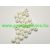 Fényes Fehér Porcelán Gyöngy 6mm