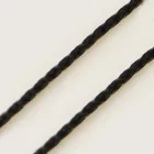 Fényes Fekete (3) Kordszál 0.6mm 10m