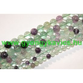 Fluorit Ásványgyöngy  10mm