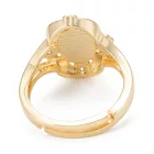 Arany Színű Cirkónia Strasszos Szűz Mária Gyűrű Újjméret: 16,1mm (Tágítható)