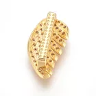 Rózsaarany Színű Cirkónia Strasszos Angyalszárny Charm Közdarab Köztes 15,5x8x5,5mm