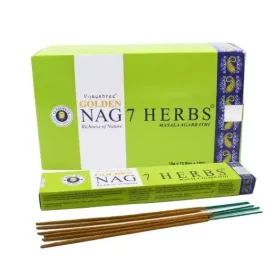 Golden NAG Vijayshree7 Herbs 7 Gyógynövény Füstölő