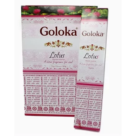 Goloka Lotus Lótusz Füstölő