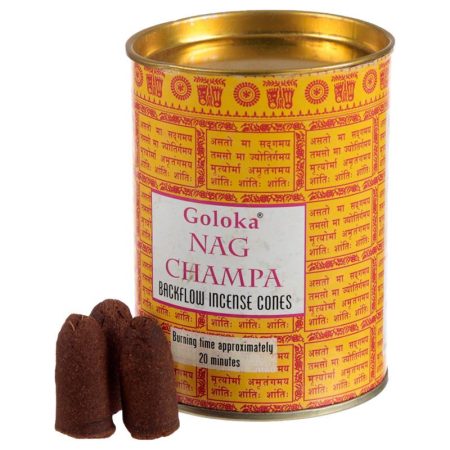 Goloka Nag Champa Füstölő Kúp (24db)