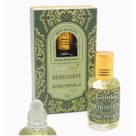 Goloka Bergamot Díszdobozos Indiai Prémium Natúr Parfümolaj