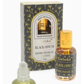   Goloka Black Opium Fekete Ópium Díszdobozos Indiai Prémium Natúr Parfümolaj