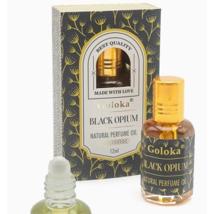 Goloka Black Opium Fekete Ópium Díszdobozos Indiai Prémium Natúr Parfümolaj