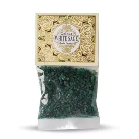 Goloka Fehér Zsálya White Sage Füstölő Illatgyanta 30g