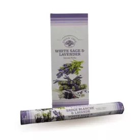   Green Tree Fehér Zsálya Levendula White Sage Lavender Füstölő
