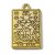 Arany Színű The Star Csillag (4) Tarot Kártya Medál 23,3x14mm