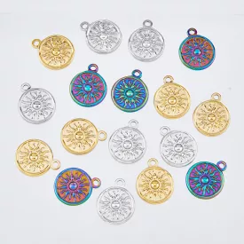 Arany Színű Nap Medál 19x15,5mm