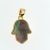 Arany Színű Kagyló Hamsa Kéz Medál 16,5x12mm