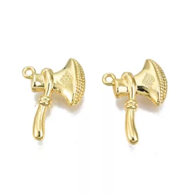 18K Aranyozott Balta Fejsze Medál 16x12mm