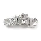 Ezüst Színű Fém Francia Hajcsat