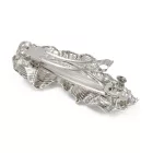 Ezüst Színű Fém Francia Hajcsat