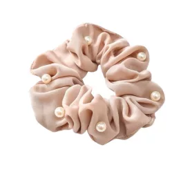 Bézs Színű Hajgumi Szintetikus Kagyló Gyöngyökkel