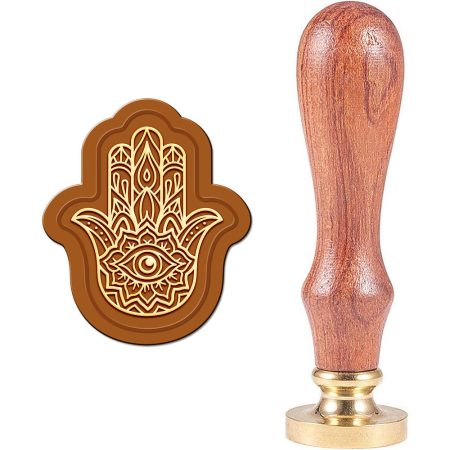 Hamsa Kéz (474) Viaszpecsétnyomó Pecsét Pecsételő 25x20mm