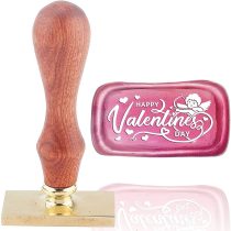   Happy Valentines Day Boldog Valentin Napot (439) Viaszpecsétnyomó Pecsét Pecsételő 45x23mm