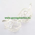 Hattyú Angyalhívó Ezüst Színű Medál Nyaklánc 29x22x19mm