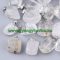   Hegyikristály Ásvány Medál Ezüst Színű Akasztóval 15-35x10-20x5-15mm