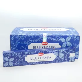 Hem Blue Champa Füstölő