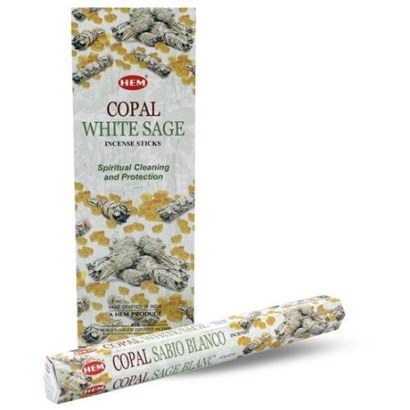 Hem Copal White Sage Kopál Fehér Zsálya Füstölő