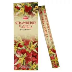 Hem Eper Vanília Strawberry Vanilla Illatú Füstölő