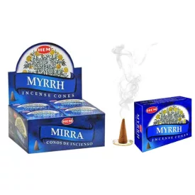 Hem Myrrh Mirha Füstölő Kúp