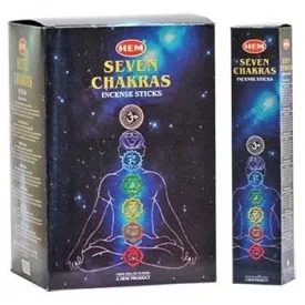 Hem Seven Chakra 7 Csakra Füstölő (Összesen 35 szál!)
