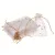 Fehér Hold Csillag Organza Tüll Díszzacskó Dísztasak 9x7cm