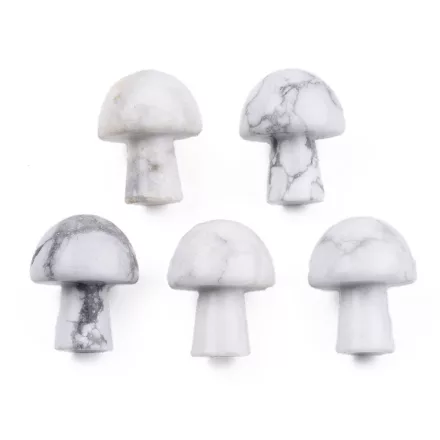 Howlit Ásvány Masszázs Masszírozó Gomba 21x16mm