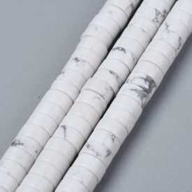 Howlit Korong Heishi Ásványgyöngy 6x3mm