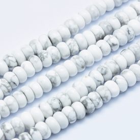 Howlit Korong Ásványgyöngy 8x5mm