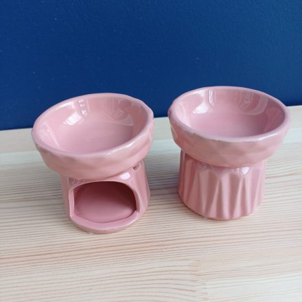 Illóolaj Párologtató Mécsesház Aromalámpa Rózsaszín 7cm