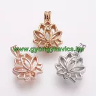 Lótuszvirág Angyalhívó Arany Színű Medál Nyaklánc 25x15,5x10mm