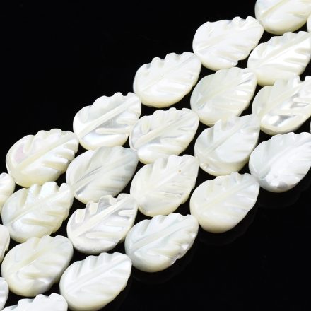 Kagyló Falevél Gyöngy 11,5-12x8x3-3,5mm