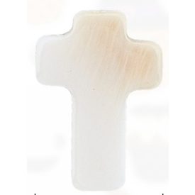 Kagyló Kereszt Gyöngy 16-17x11-12x2,5mm