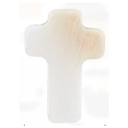 Kagyló Kereszt Gyöngy 16-17x11-12x2,5mm