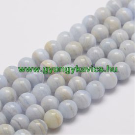 Kalcedon Ásványgyöngy Gyöngyfüzér 4mm